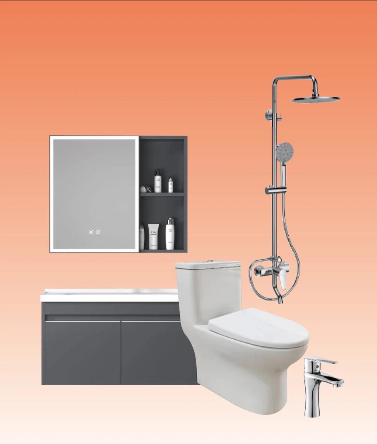 Combo thiết bị nhà vệ sinh